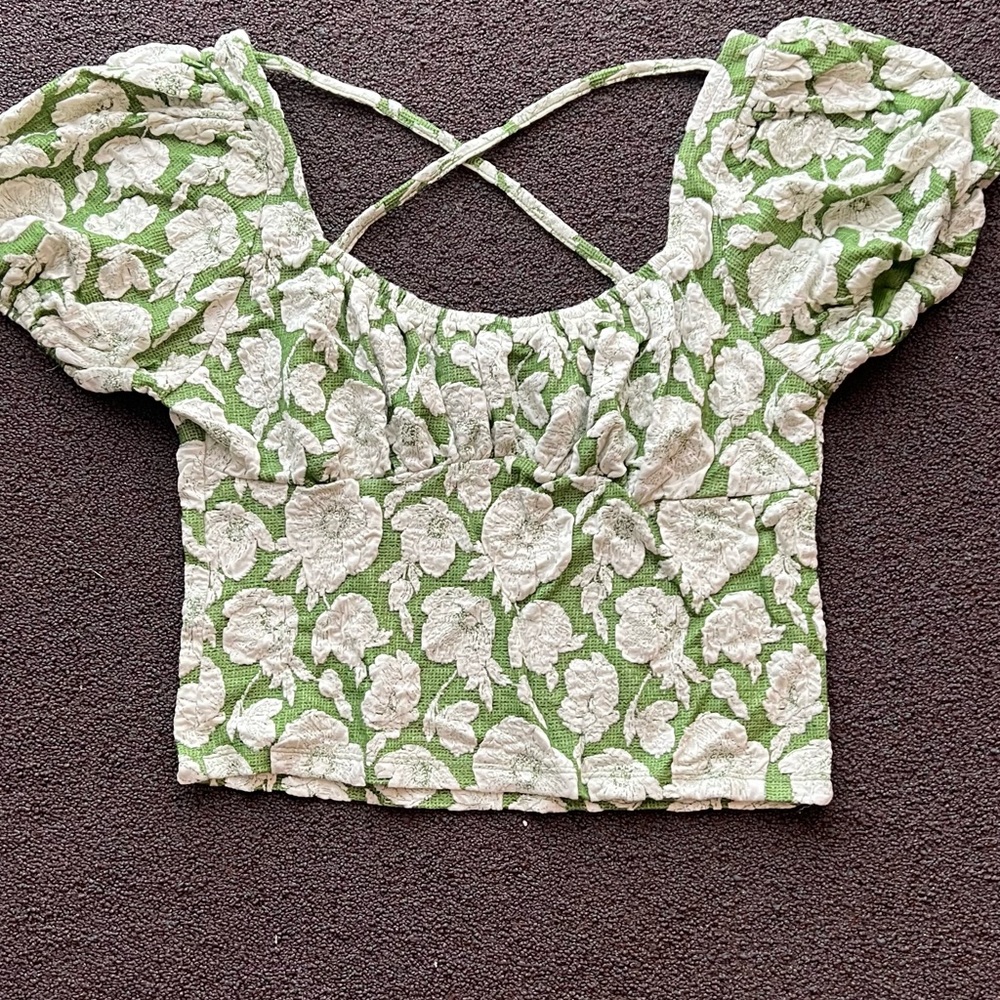 ASOS crop blouse